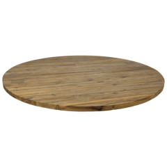 Melton tafelblad rond ø120x4 teak naturel