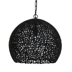 Sinula hanglamp Ø45x42 cm mat zwart