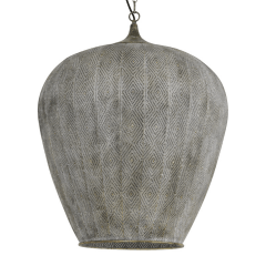 Lavello hanglamp antiek goud/wit 55 cm van het woonmerk Light & Living