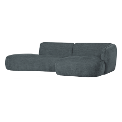 Polly chaise longue stof rechts van het woonmerk Woood