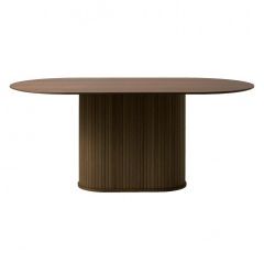 Kelly eettafel ovaal - smoked oak