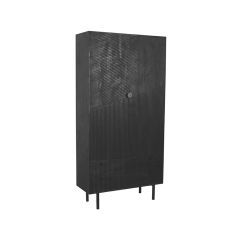 Cotia wandkast 100x40x200 cm - zwart