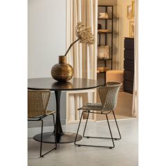 Sammy ronde eettafel - ø120cm - zwart