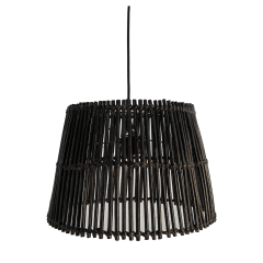 Stockholm hanglamp rotan ø33 cm zwart