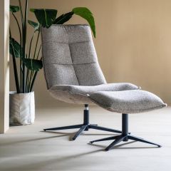 Fauteuil Marcus met voetenbank