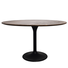 Otto eettafel 130 cm mangohout espresso