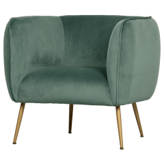 Fauteuil Scout Velvet Groen