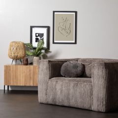 Fauteuil Bean Grove Ribstof Terrazzo