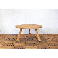 Woody ronde tuin bijzettafel - Ø80 cm