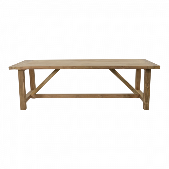 Tuintafel Castle recycled teak 240x100 cm - naturel