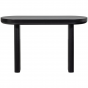 Mael bureau/sidetable fineer - zwart