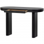 Mael bureau/sidetable fineer - zwart