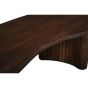 Mabel salontafel organisch 110x50x38 cm - donkerbruin