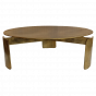 Ronde salontafel Darwin - ø90 cm - goud