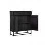 Kabinet kast New York - 100 cm - zwart