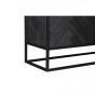 Kabinet kast New York - 100 cm - zwart