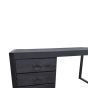 Bureau Boaz 145 cm - zwart