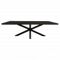 Eettafel Denver 180 cm rechthoek - zwart