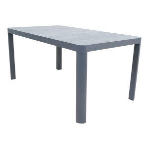 Tuintafel castilla onbonte 160x90 cm - lichtgrijs